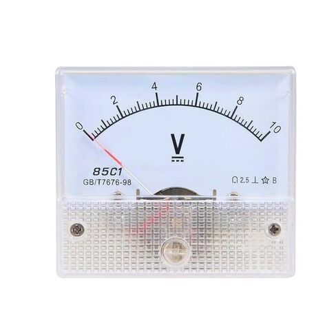 DC Analog Panel Volt Voltage Meter Voltmeter 85C1 5V 10V 15V 20V 30V 50V 100V 200V 300V Mechanical Meters 1Pcs(5V) in Saudi Arabia