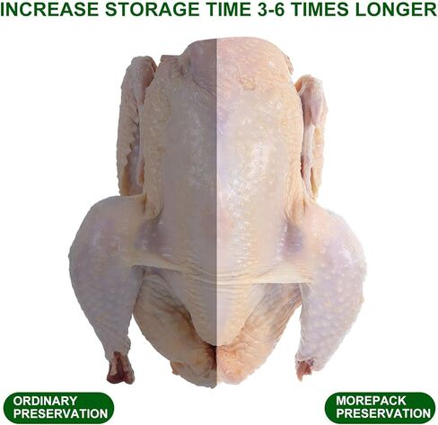 Zonon 100 Pcs 100 Pack Poultry Shrink Bags 10 x 16 Inches Clear Poultry Heat Shrink Wrap Bags for Chickens Turkey Rabbits Bpa Free Freezer with 100 Zip Ties and Clear Silicone Straw for Food Storage in Saudi Arabia