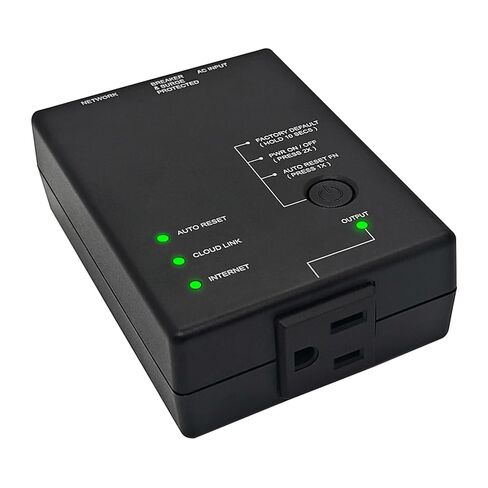 ezOutlet5 IP Enabled Remote Power, Ping Auto Reboot, Single Outlet, 10A Fuse, WiFi & LAN, Cloud & APP. in Saudi Arabia