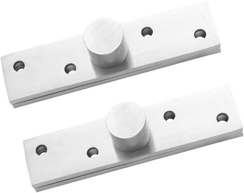2pcs 360 Degree Rotating Stainless Steel Pivot Door Hinges Small Size Invisible Cabinet Door Hardware in Saudi Arabia