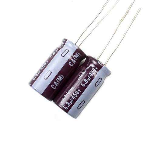 2Pcs 450V 68uf 18x30mm High Frequency Low ESR Aluminum Electrolytic Capacitors in Kuwait