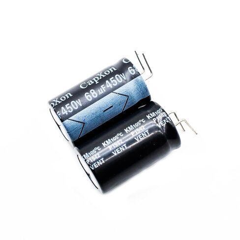 2Pcs 450V 68uf 18x30mm High Frequency Low ESR Aluminum Electrolytic Capacitors in Kuwait