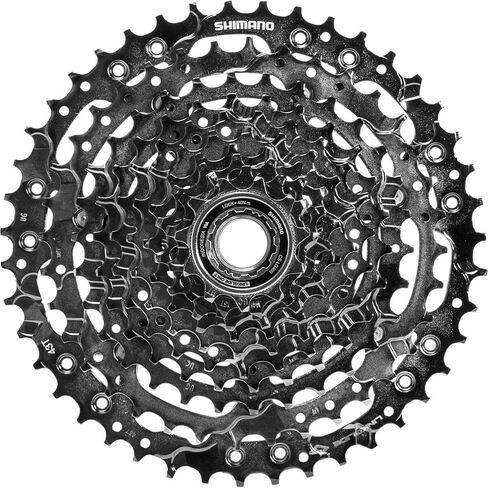 Shimano CUES CS-LG400-10 Cassette - 10 Speed, 11-43t, LINKGLIDE, Black in Saudi Arabia