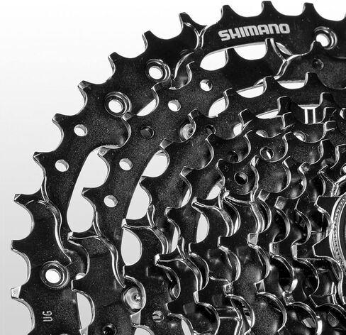Shimano CUES CS-LG400-10 Cassette - 10 Speed, 11-43t, LINKGLIDE, Black in Saudi Arabia
