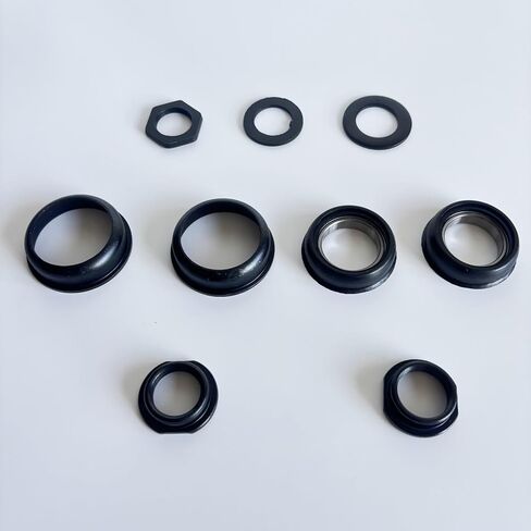 Upgrade 1.69"/43mm OD Bike Bottom Bracket Set Included Sealed Bearing, Crankset Bearing Cups for Single Piece Crankset for Mountain Bike (Black) in Saudi Arabia