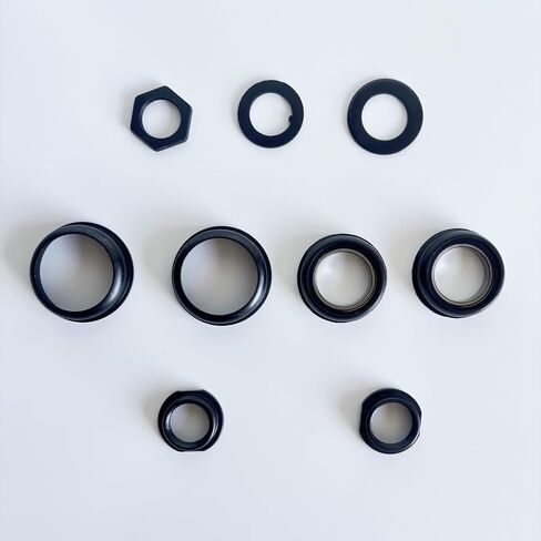 Upgrade 1.69"/43mm OD Bike Bottom Bracket Set Included Sealed Bearing, Crankset Bearing Cups for Single Piece Crankset for Mountain Bike (Black) in Saudi Arabia
