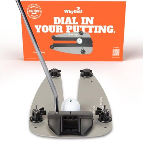 WHYGOLF Putting Thing | Golf Accessory Trainer for Improved Putt Accuracy | Putting Green Practice | Golf Putter Teaching & Training Aid for Club Practice Equipment in Saudi Arabia