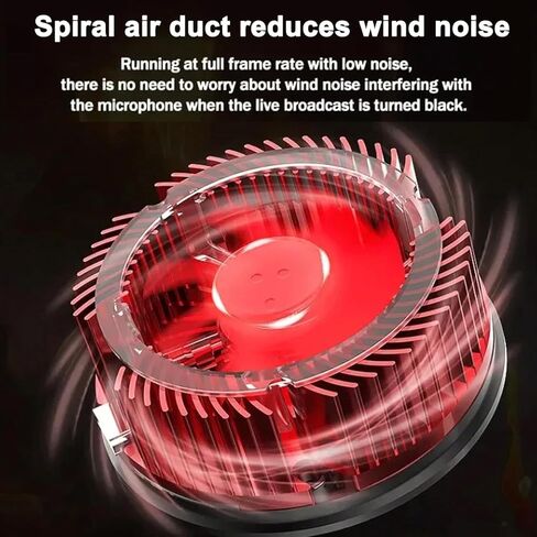 Phone Cooler 27w Cell Phone Fan Cooler Cellphone Radiator with Temperature Display/intelligent Controls/3 Fan Speed for 2.83-3.66 inch Phone Cooler in Kuwait