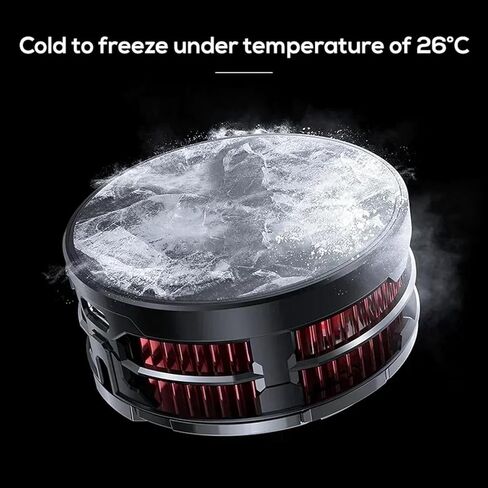 Phone Cooler 27w Cell Phone Fan Cooler Cellphone Radiator with Temperature Display/intelligent Controls/3 Fan Speed for 2.83-3.66 inch Phone Cooler in Kuwait