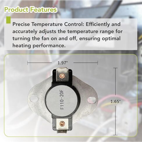 يصلح ل يورك كولمان فرن مروحة ترموستات الحد التبديل F110-20F ترموستات استبدال 7975-3281 استبدال الجزء in Kuwait