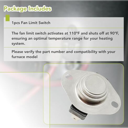 يصلح ل يورك كولمان فرن مروحة ترموستات الحد التبديل F110-20F ترموستات استبدال 7975-3281 استبدال الجزء in Kuwait