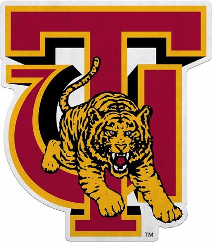 راية مقطوعة على شكل نمور ذهبية من Rico Industries NCAA Tuskegee - ديكور المنزل وغرفة المعيشة - لباد ناعم EZ للتعليق in Saudi Arabia