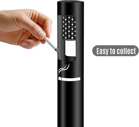 Steel Cigarette Butt Receptacle Disposal Outdoor Outside Patio, Offices, Home, Restaurants, Convenience Stores, Backyard/Outdoor Ashtray Cigarette Butt Receptacle in Saudi Arabia