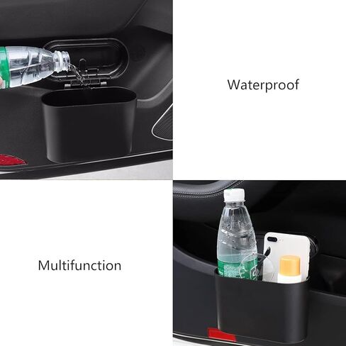 Car Trash Can with Lid, Mini Auto Dustbin Garbage Organizer, Automotive Garbage Container Bin for Vehicle, Home, Office in Saudi Arabia