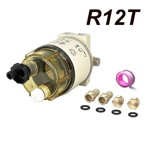 Fuel Water Separator Turbo Engine Filter R12T R12P R12S Suitable for 140R 120AT S3240 NPT ZG1/4-19(R12T Set) in Saudi Arabia