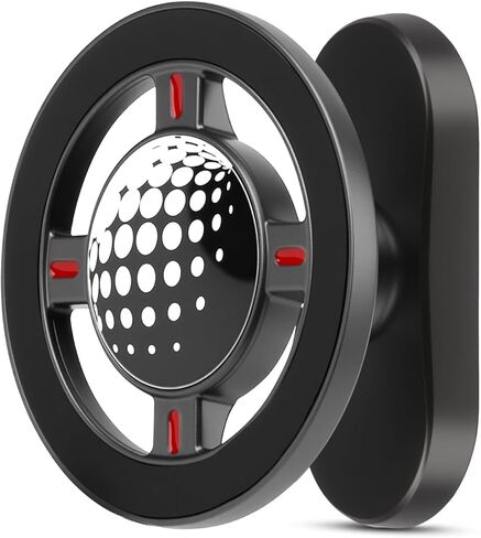 Magnetic Golf Cart Phone Holder for MagSafe iPhone, Alloy Phone Mount with N55 Super Strong Magnet, 360° Rotation, Essential Golf Accessory for Viewing Course Maps and Recording Swing Videos in Saudi Arabia