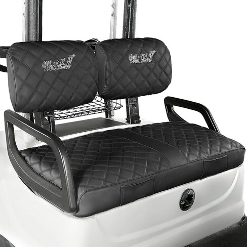 Vinyl Leather Golf Cart Seat Covers for Yamaha G22 G19 G16 G14 G11 G9 G2 Front Seat Cover Fit OEM Ordinary Cushion No Nail Gun Easy to Install & Clean Vinyl Leather Seat Cushion Cover Beige in Kuwait