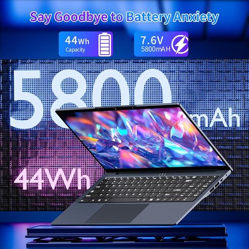 2025 17.3 بوصة كمبيوتر محمول ، 16 جيجا بايت DDR4 512GB SSD Gaming Captop ، Celeron N150 (4C/4T ، to 3.6GHz) كمبيوتر محمول ، WIFI 5 BT 4.2 ، لوحة المفاتيح الخلفية ، بطارية 6HR ، USB 3.0 ، HDMI ، ورب 11 PROBORNAL LAPTOP in Kuwait