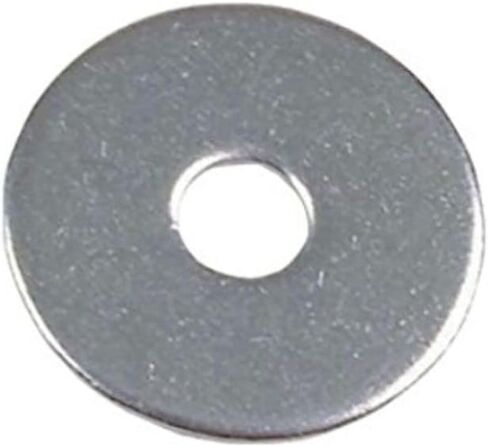 Merriway® BH02054 Penny Repair/Mudguard Fender Washers - Zinc Plated Steel, 1" (25mm) Diameter, 5/16" (8mm) Hole, Pack of 10 in Saudi Arabia