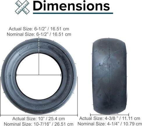 AlveyTech 110/50-6.5 Pocket Bike Tubeless Tire with KF873 Slick Tread in Saudi Arabia
