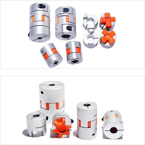 D55L78 Plum Coupling Motor Shaft Coupler High Torque Stepper Elastic Flexible 12to32mm12 12.7 14 16mm 1Pcs(12x20) in Saudi Arabia