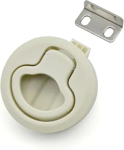 Round Lock Round Pull Ring Handle Cam Lock Fittings Flush Boat Latch for Deck Boat Marine Hardware Accessory 1Pcs(with Key) in Saudi Arabia