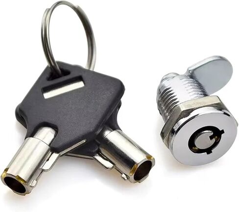 Mini Tubular Cam Lock Two Key-Way The Key Can Be Removed After Turning Rotation 1Pcs in Saudi Arabia