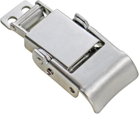 304 Stainless Steel Buckle Lock Type Flat Buckle Lock Flat Spring Press Lock Buckle 1Pcs in Kuwait