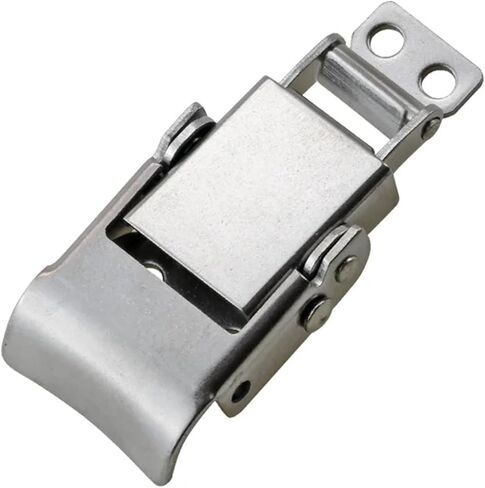 304 Stainless Steel Buckle Lock Type Flat Buckle Lock Flat Spring Press Lock Buckle 1Pcs in Kuwait