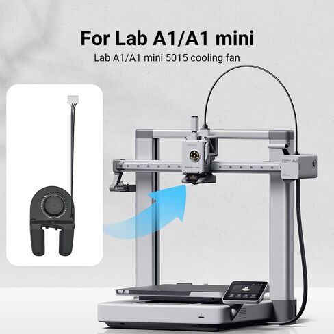 ELVES 3D Printer DC24V Extruder Hotend Cooling Fan 5015 for Lab A1/A1 Mini, 50x50x15mm with Dual Ball Bearing 5.2W 0.22A, Cooling Fan with Cable Line 9000 ± 10% RPM in Kuwait
