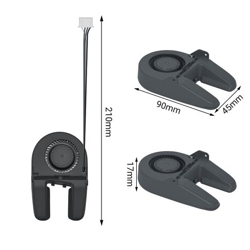 ELVES 3D Printer DC24V Extruder Hotend Cooling Fan 5015 for Lab A1/A1 Mini, 50x50x15mm with Dual Ball Bearing 5.2W 0.22A, Cooling Fan with Cable Line 9000 ± 10% RPM in Kuwait