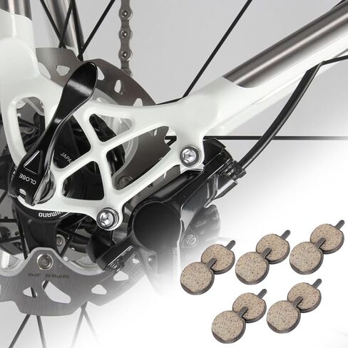 5 أزواج من وسادات فرامل قرص الدراجة - وسادات فرامل شبه معدنية من الراتنج متوافقة مع JAK-5/BBB7/TONGLI/BOLI/BB2 Trinidad وغيرها من فرامل قرص السحب الجزئي الكهربائية in Saudi Arabia