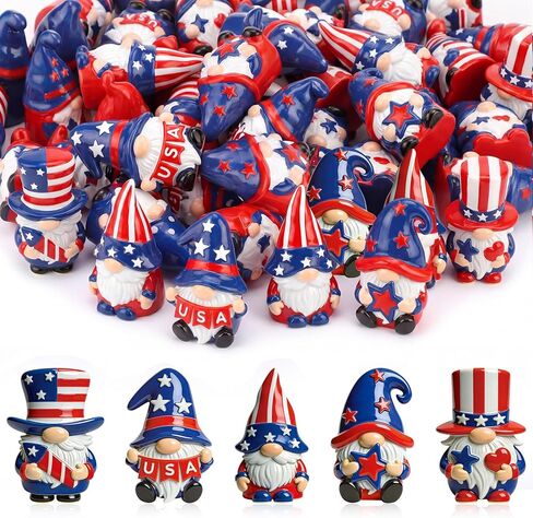 AceOrbit 50 Pcs Mini Valentine's Day Gnome Figurine Heart Miniature Resin Gnomes Decor Tiny Dwarf Gnomes Gifts for Women Anniversary Bride Show Wedding Decorations Garden Ornament to Hide in Saudi Arabia