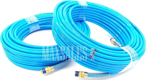 (GIGA-MARKET)(Qty-2) 100ft x 1/4" NPT Air Compressor PU Hose Roofing Framing carpentry Hose in Saudi Arabia