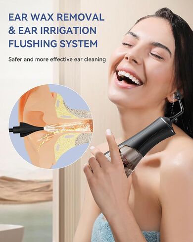 Ear Wax Removal Kit - Electric Ear Cleaner - White in Saudi Arabia