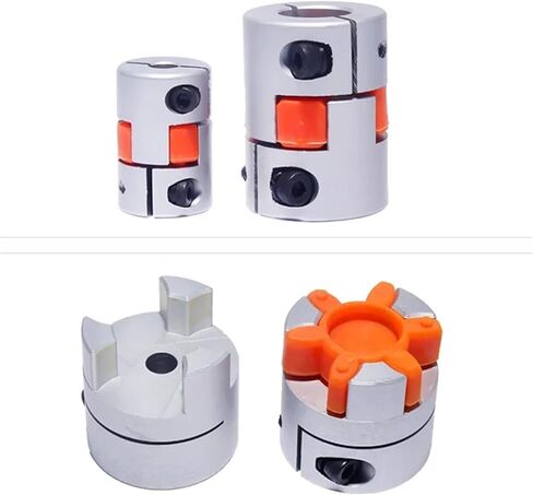 D55L78 Plum Coupling Motor Shaft Coupler High Torque Stepper Elastic Flexible 12to32mm12 12.7 14 16mm 1Pcs(12x14) in Saudi Arabia
