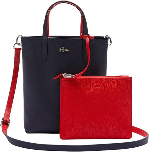 حقيبة يد نسائية من Lacoste Anna Vertical ذات وجهين، Tradewinds Abimes، مقاس واحد in Kuwait