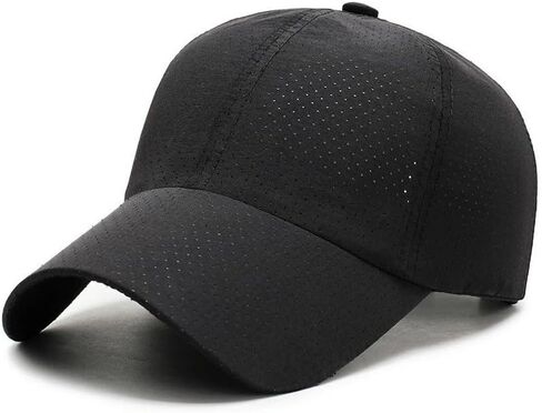 Mens and Womens Mesh Baseball Cap Solid Color Korean Style Sunscreen Hat Breathable Peaked Cap for Spring Summer Autumn in Saudi Arabia
