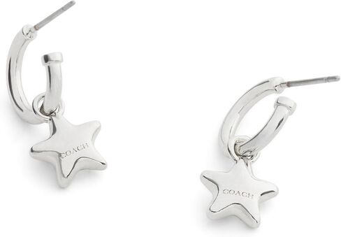 COACH Jewelry Women's Star Charm Huggie Earrings in Saudi Arabia