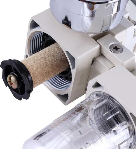 AC2010-02 AC3010-03 Pneumatic Pressure Regulator Combo Oil Water Separator Manual Drainage 1/4" 3/8" NPT Compressor Air Filter(AC3010-3) in Saudi Arabia