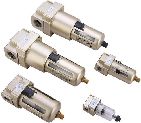 Pneumatic air gas oil water filter AF3000-03D AF3000-03 3/8 inch with Copper cartridge and Protective cover AUTO drain type(AF3000-03D) in Saudi Arabia