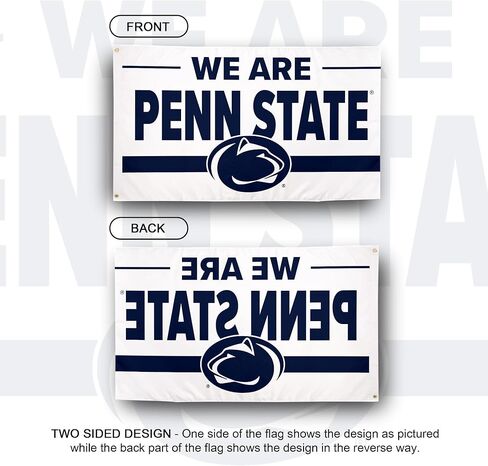 Desert Cactus Penn State Flag - 3 x 5 Feet Pennsylvania State University PSU Nittany Lions Banner, Indoor/Outdoor Durable Fabric Display (Style I1) in Saudi Arabia