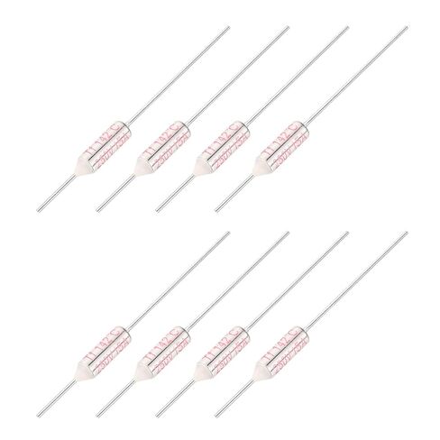 MECCANIXITY 8 Pcs Metal Temperature Thermal Fuse 227°C 440.6°F 15A 250V Cutoff Thermal Fuse with Lead for Motor Transformer Electric Industrial Home Appliance in Saudi Arabia