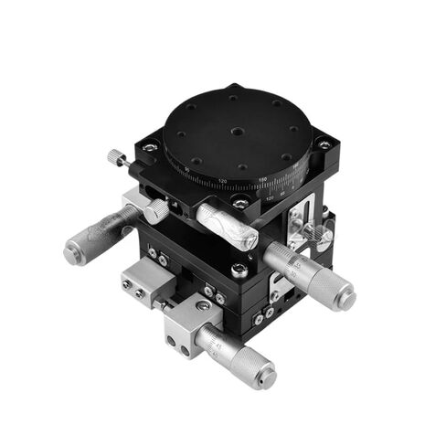 60 * 60mm 4-Axis Fine-Tuning Platform for XYZR-Axis, Manual Bearing Adjustment, 29.4N, LT60-LM, XYZR60-LM in Saudi Arabia