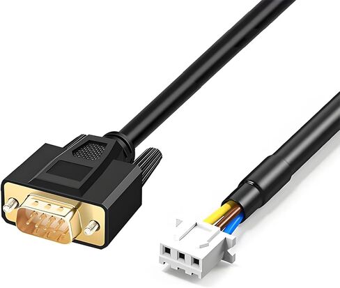 كابل تسلسلي DB9 RS232 ذكر بطول 5 أقدام إلى 3 محطات أسلاك (2 3 5 دبوس)، كابل تمديد 24AWG 9Pin XH2.54 لاتصالات البيانات in Kuwait