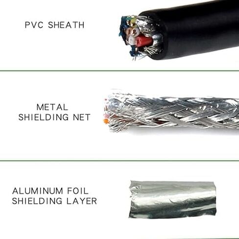 5ft Male DB9 RS232 Serial Cable to 3 Wiring Terminals (2 3 5 Pin), 24AWG 9Pin XH2.54 Extension Cable for Data Communication in Saudi Arabia