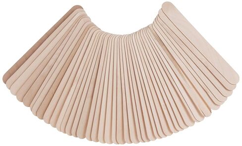 خافضات اللسان الخشبية من بيرفكت ستيكس (عبوة من 1000 قيراط) بطول 15.24 سم. تتضمن هدية إضافية in Kuwait