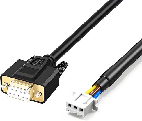 5ft Male DB9 RS232 Serial Cable to 3 Wiring Terminals (2 3 5 Pin), 24AWG 9Pin XH2.54 Extension Cable for Data Communication in Saudi Arabia