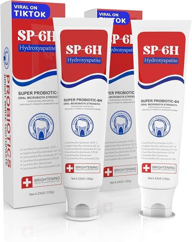 Hydroxyapatite Toothpaste for Advanced Enamel Protection, Gentle and Effective Formula, Fresh Breath, Fluoride-Free Nano Hydroxyapatite Toothpaste for Sensitive Teeth 3 Pieces in Saudi Arabia