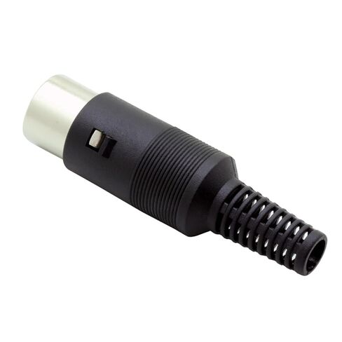10Pcs/lot 5 Pin DIN Male Connector 5 Pin DIN Plug Jack with Plastic Connector Adapter in Saudi Arabia
